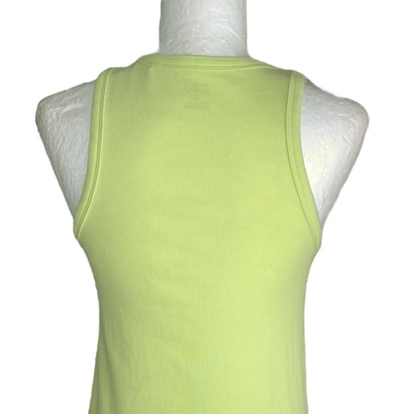 COS Yellow Green Ribbed Organic Cotton Tank Maxi Dress - S - Picture 11 of 15